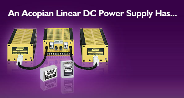 An Acopian Linear DC Power Supply Has...