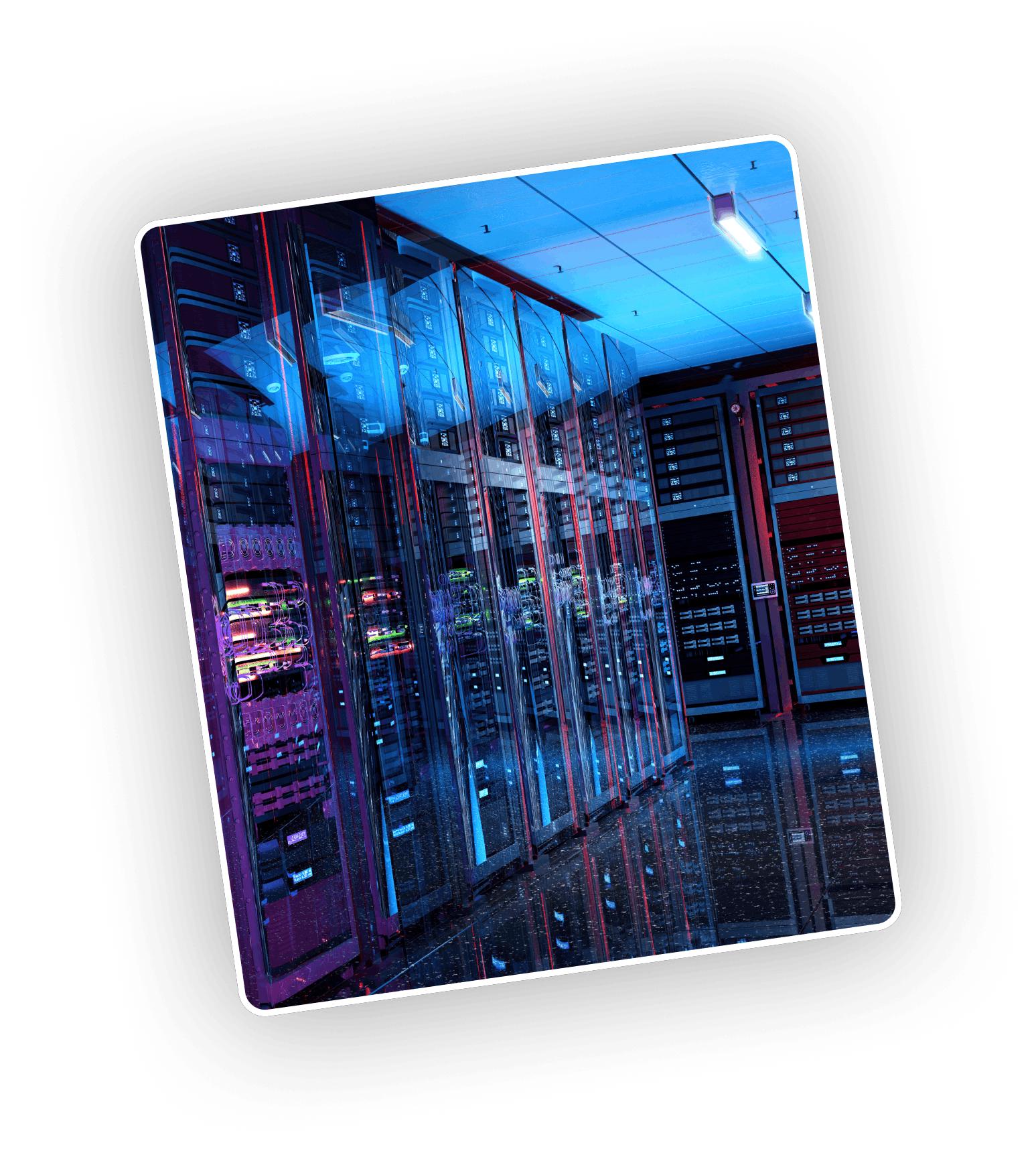 Data center server aisle