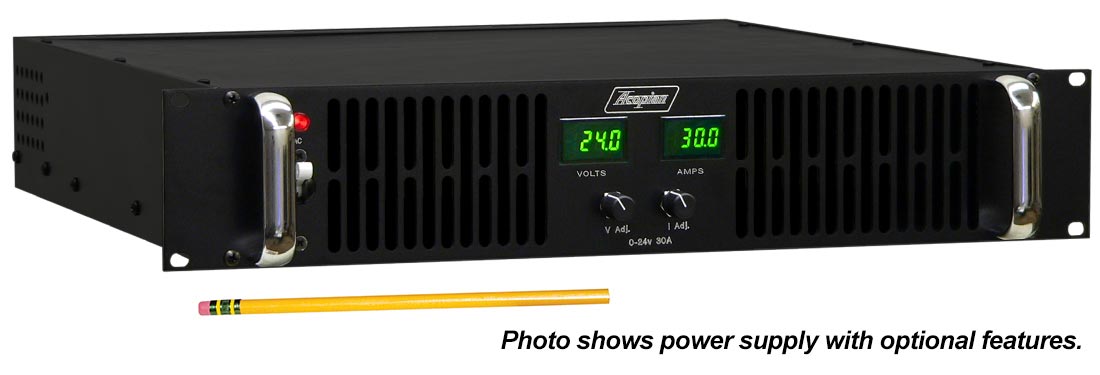 2U programmable AC/DC power supplies