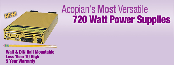 Low Profile 720W Power Supplies